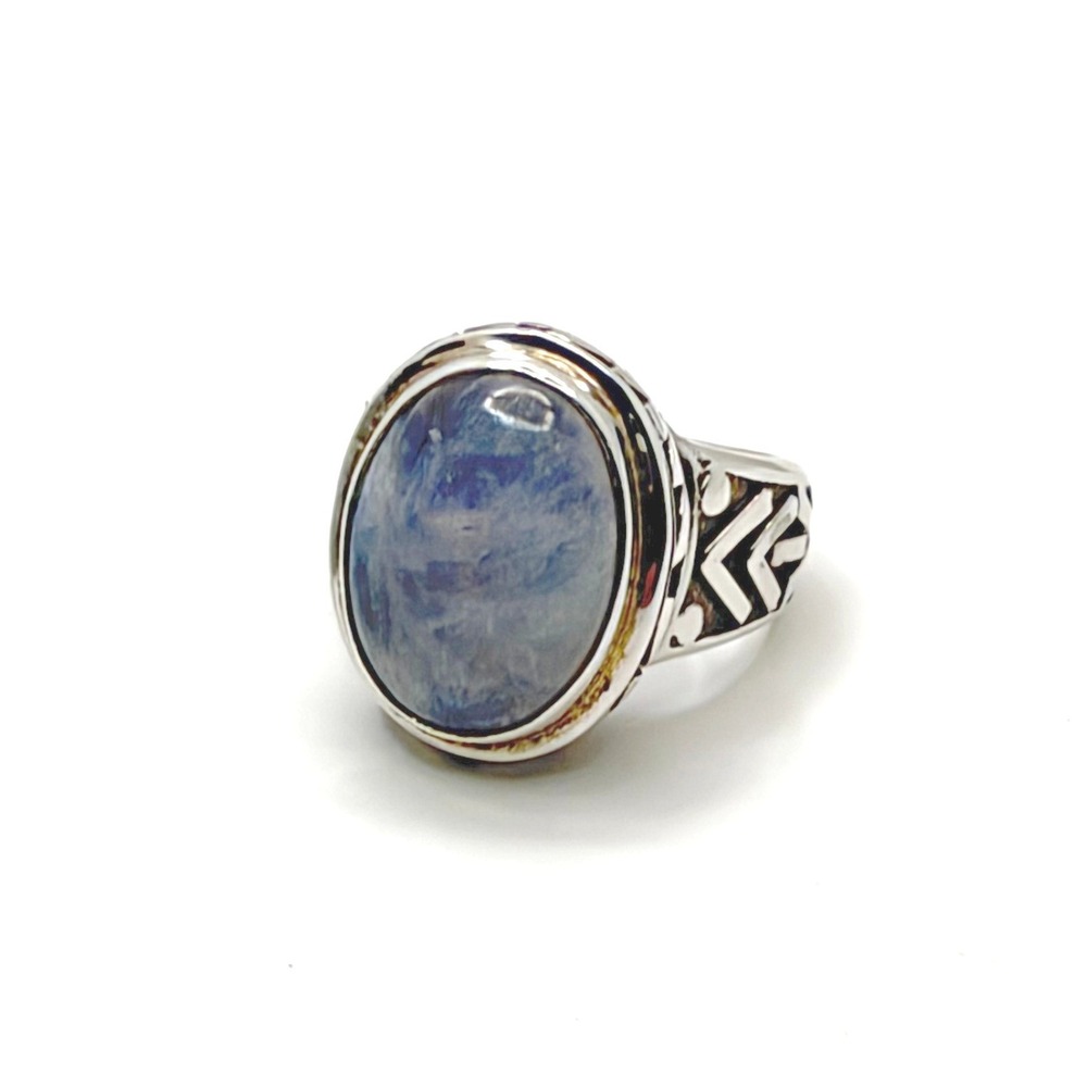 Vintage Moonstone Ring Sterling Silver Size 7.5 - Gorgeous!